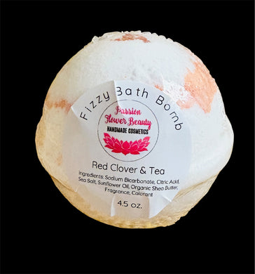 Red Clover & Tea Bath Bomb