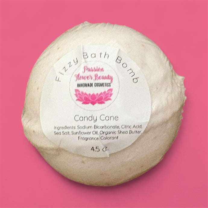 Candy Cane Bath Bombs