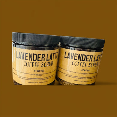 Lavender Latte Coffee Scrub